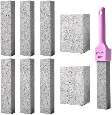 Sankoly 9 Pack Pumice Stones with Handle Cleaning Set