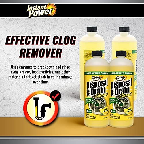 Instant Power Disposal Cleaner with Fresh Lemon Scent