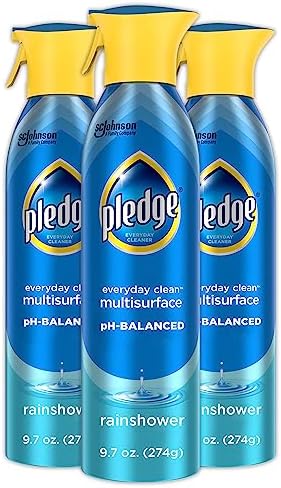 Pledge pH-Balanced Multisurface Cleaner Rainshower Scent 97oz Pack of 3