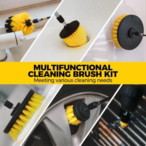 Holikme 11 Piece Drill Brush Set for Cleaning