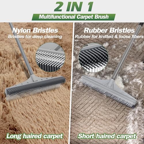 Walensee Carpet Rake for Pet Hair Removal 61