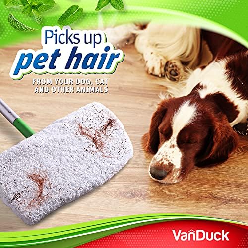 VanDuck Reusable Cotton Mop Pads 2-Pack for Swiffer Sweeper