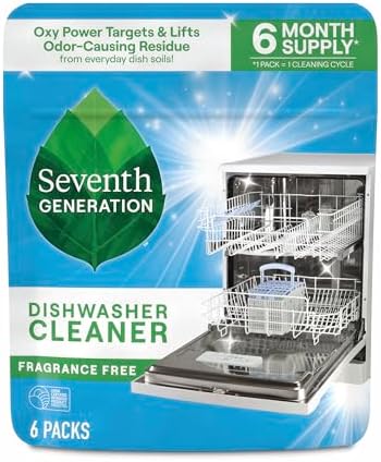 Seventh Generation Dishwasher Cleaner 6 Count