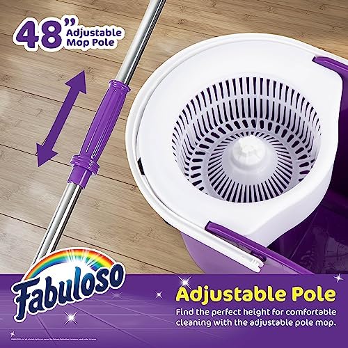 Fabuloso Spin Mop and Bucket Set Purple 1