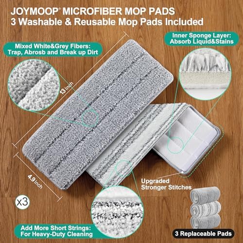 JOYMOOP Mop and Bucket with Wringer Set 1