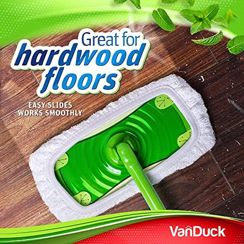 VanDuck Reusable Cotton Mop Pads 2-Pack for Swiffer Sweeper