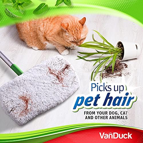 VanDuck Reusable Cotton Mop Pads 2-Pack for Swiffer Sweeper
