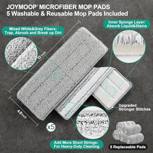 JOYMOOP Mop and Bucket with Wringer Set