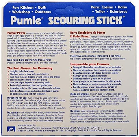 PUMIE Scouring Stick 2 Pack - Heavy Duty Cleaning Tool