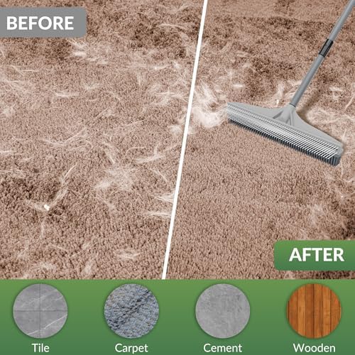Walensee Carpet Rake for Pet Hair Removal 61
